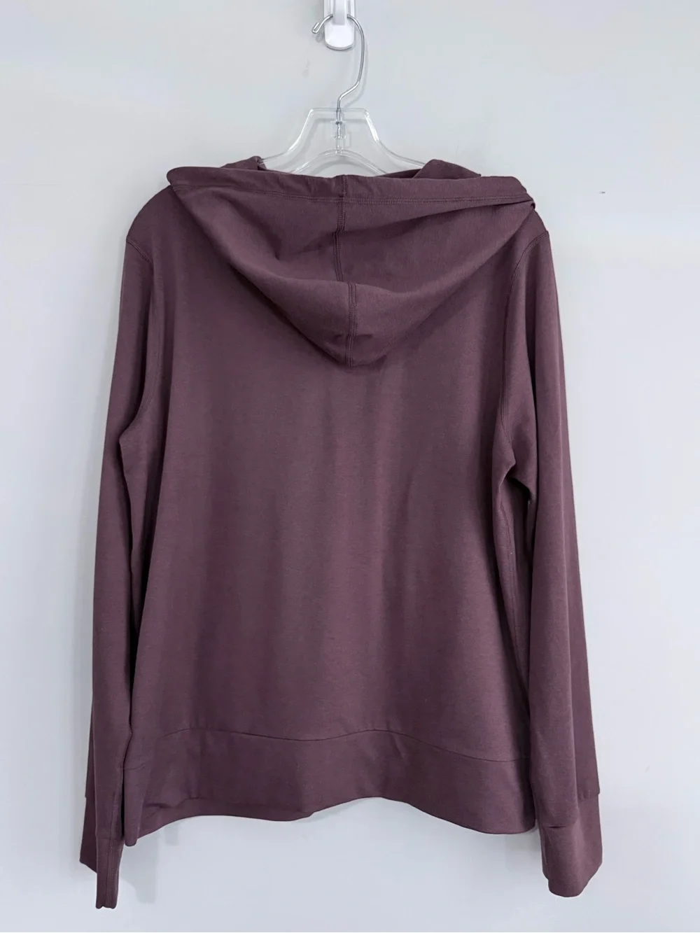 Vuori Women's Halo Performance Hoodie XL Smoked Plum Heather Burgundy Zip Up - Picture 6 of 15
